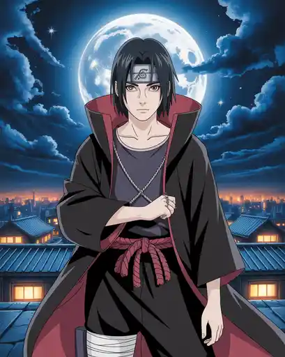 Itachi PFP – Shadows of the Night Sky