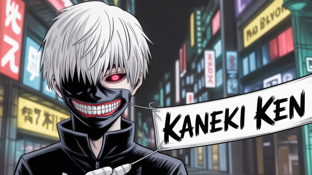 Tokyo Ghoul: A Dark Anime Digital Art of Duality