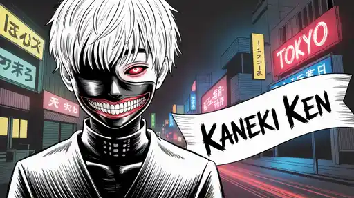 Tokyo Ghoul: A Dark Anime Digital Art of Duality