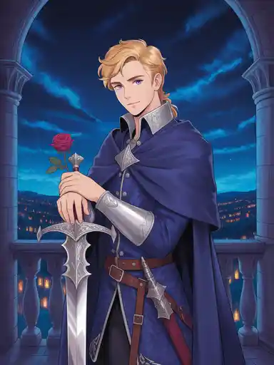 Leonhart Character Art: The Noble Sentinel