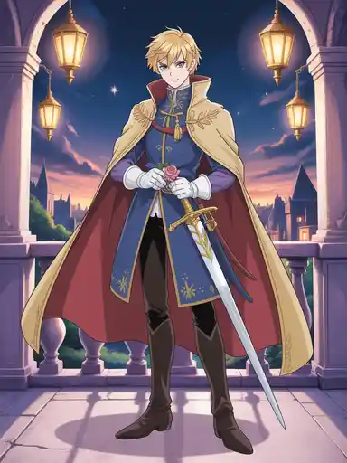 Leonhart Character Art: The Noble Sentinel