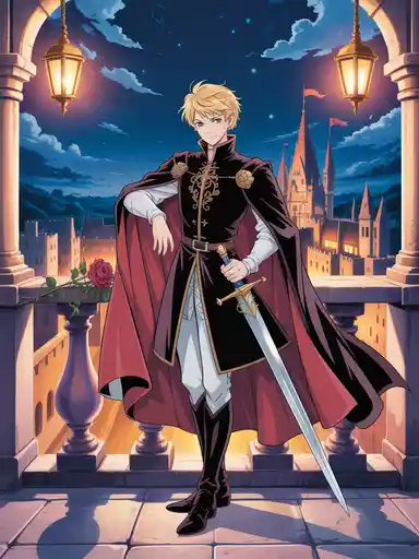 Leonhart Character Art: The Noble Sentinel