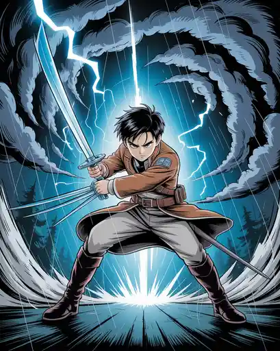Levi Ackerman PFP – Storm of Blades