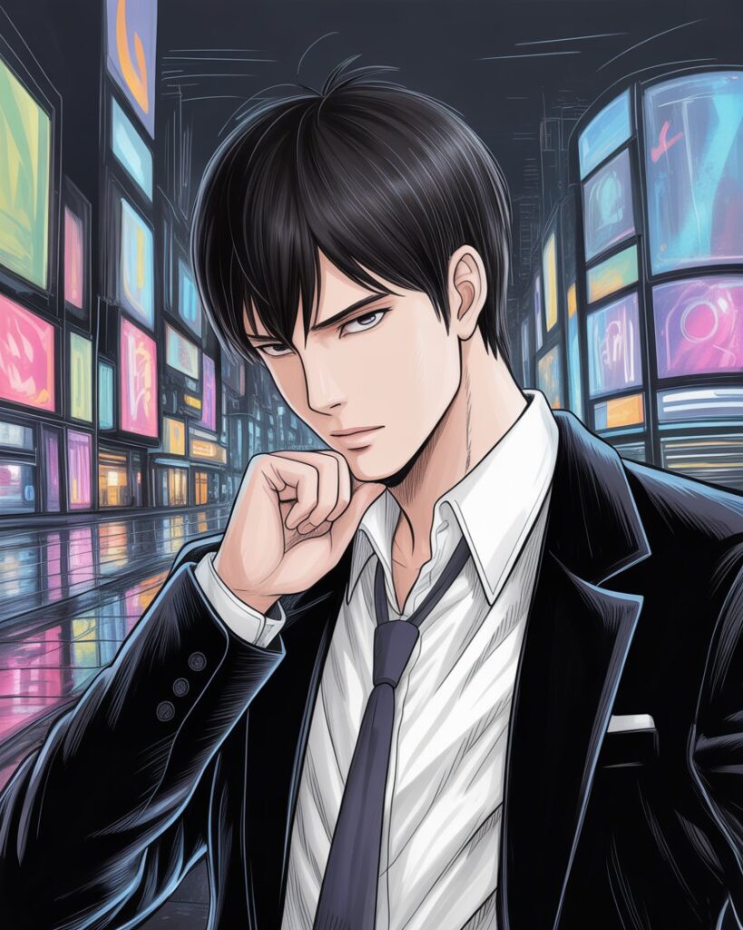 Light Yagami PFP – Elegance in Darkness