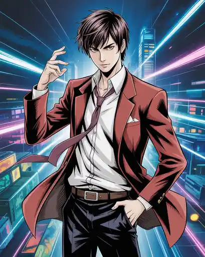 Light Yagami PFP – Elegance in Darkness