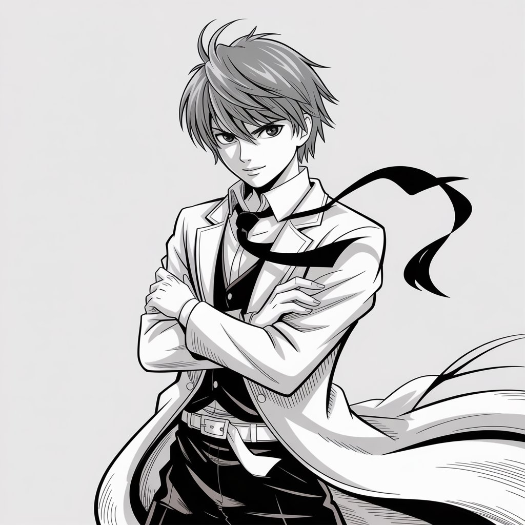 Light Yagami PFP – Elegance in Darkness