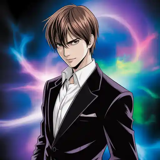 Light Yagami PFP – Elegance in Darkness
