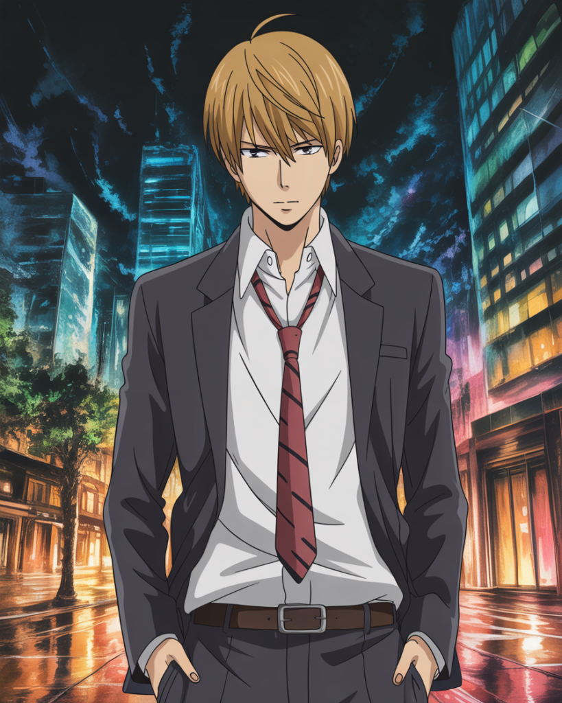 Light Yagami PFP – Elegance in Darkness