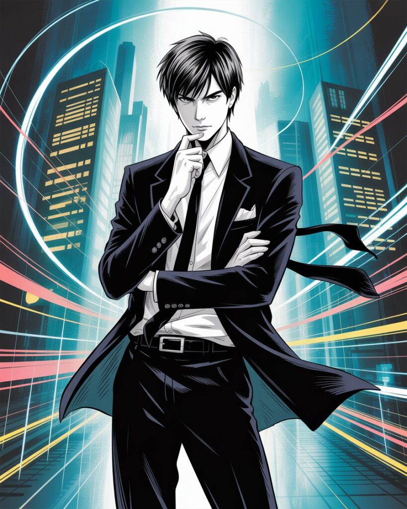 Light Yagami PFP – Elegance in Darkness