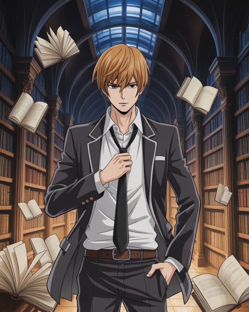 Light Yagami PFP – Elegance in Darkness