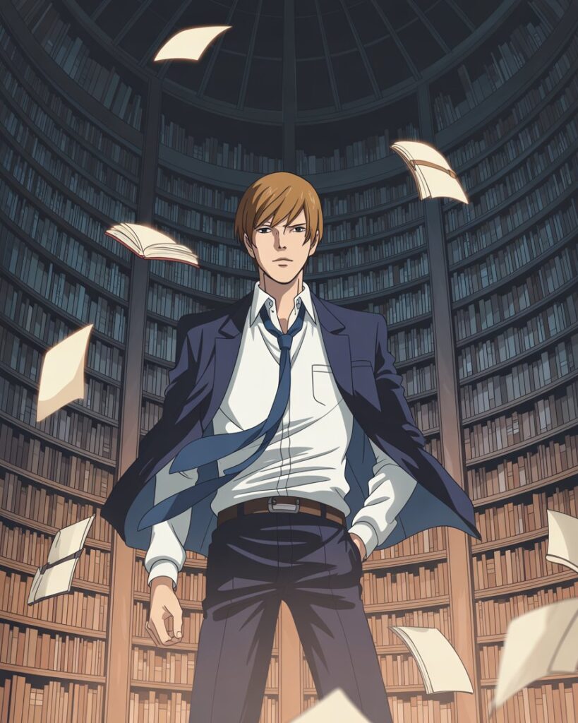 Light Yagami PFP – Elegance in Darkness