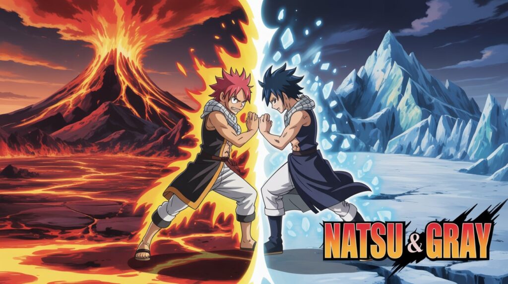 Frozen Flames Legacy – Natsu & Gray Banner