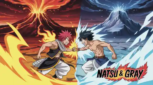 Frozen Flames Legacy – Natsu & Gray Banner