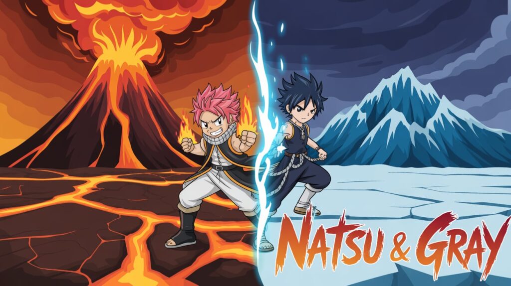 Frozen Flames Legacy – Natsu & Gray Banner