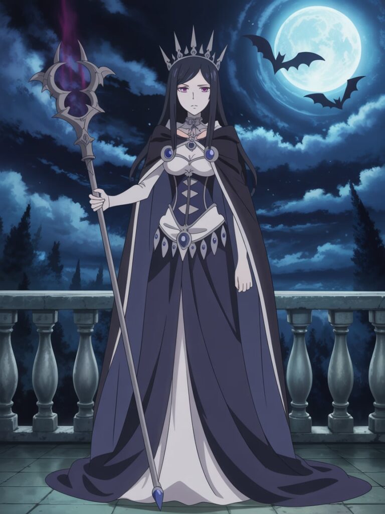 Eclipsed Majesty – Shadow Queen Character Art