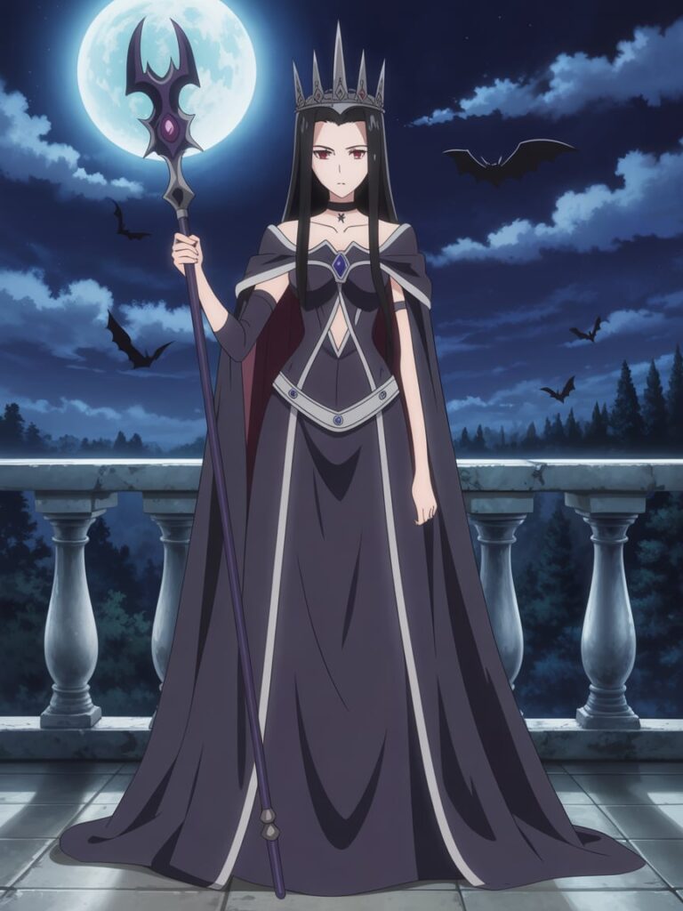 Eclipsed Majesty – Shadow Queen Character Art