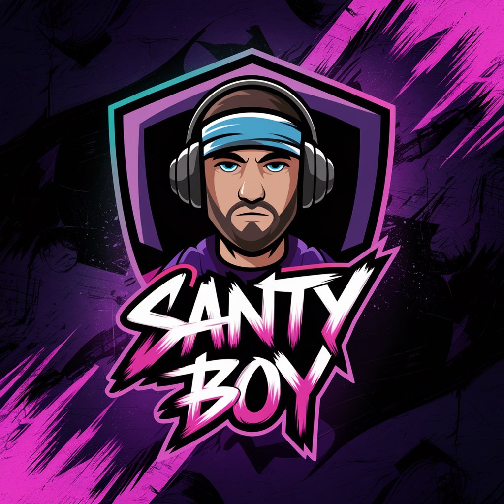 Santy Boy Logo – The Anime Warrior Vibe