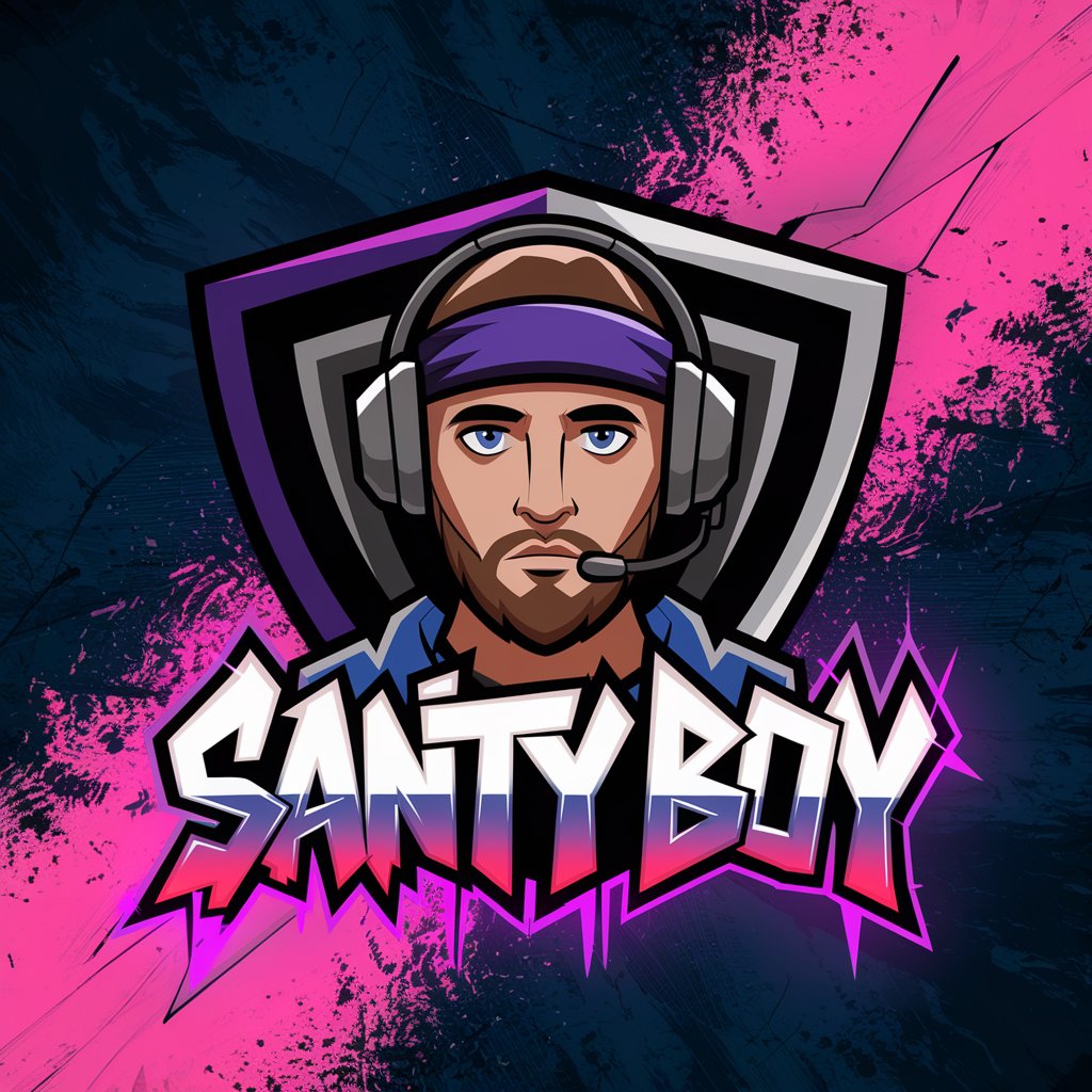 Santy Boy Logo – The Anime Warrior Vibe