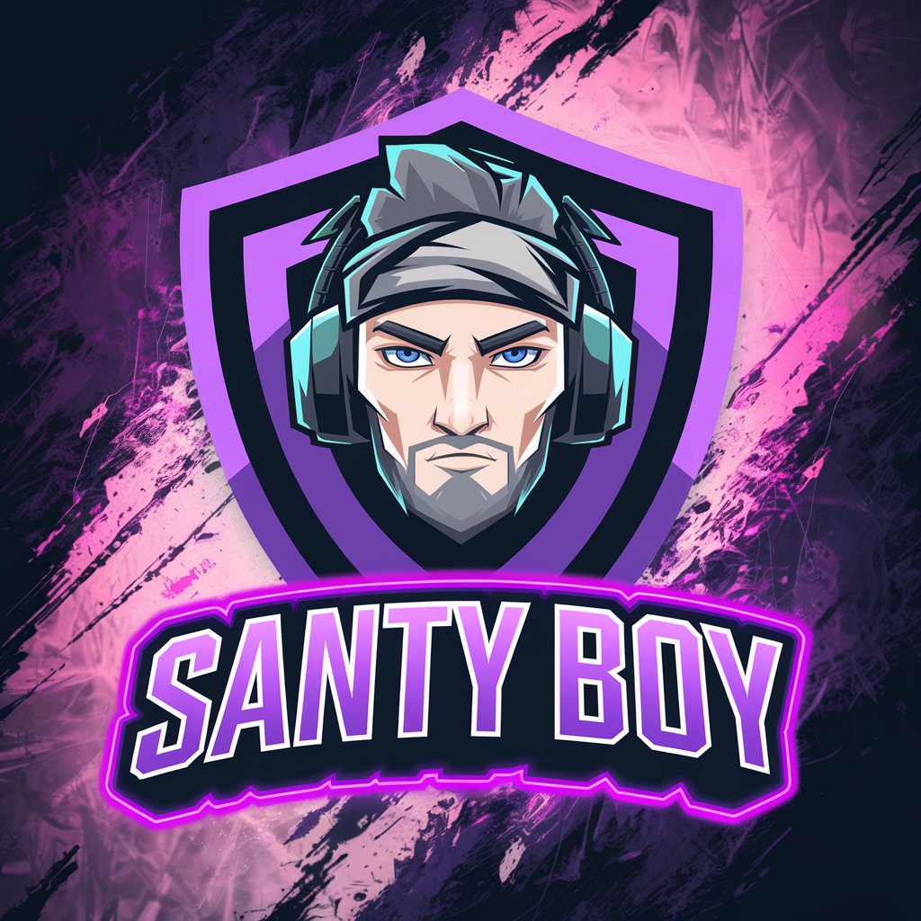 Santy Boy Logo – The Anime Warrior Vibe