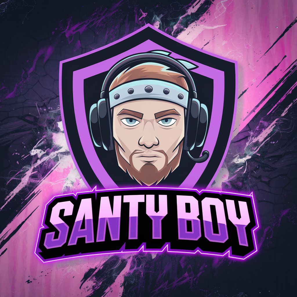 Santy Boy Logo – The Anime Warrior Vibe