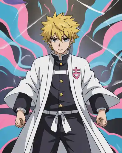 Gojo PFP – Neon Infinity Style