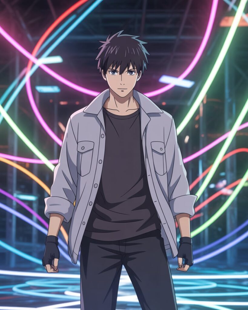 Gojo PFP – Neon Infinity Style