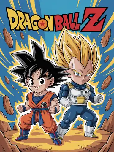 "Chibi Saiyan Showdown"