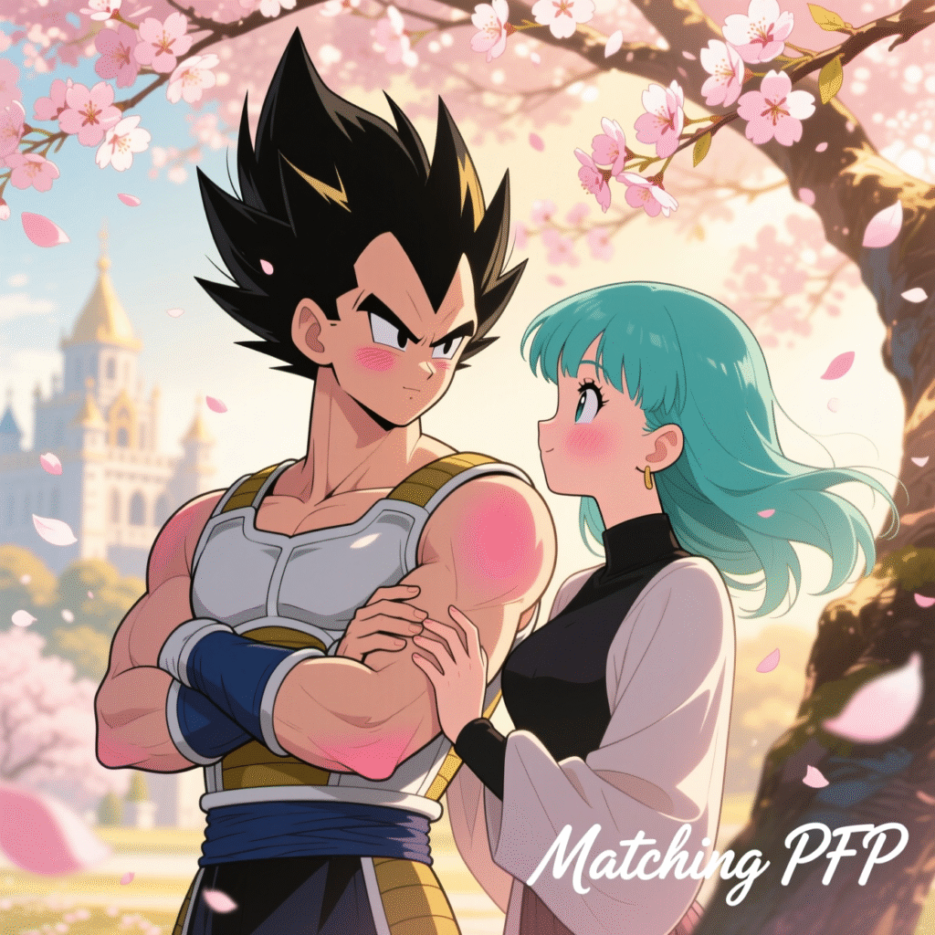 Vegeta and Bulma Couple Art – Eternal Guardians