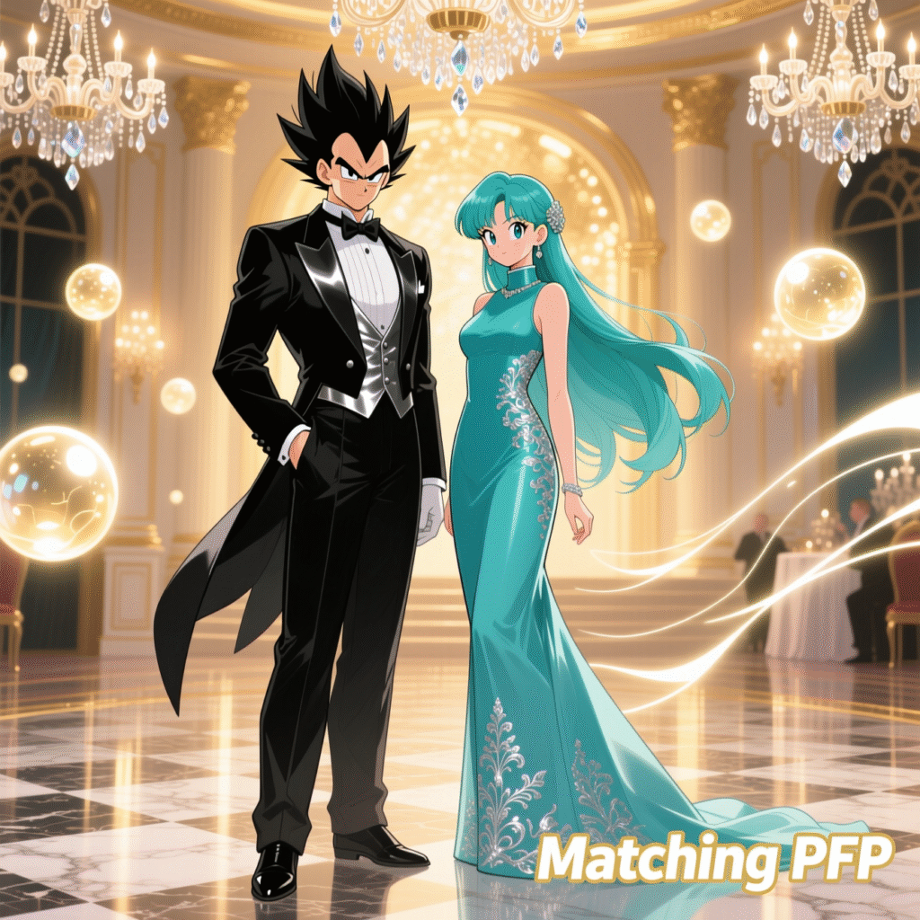 Vegeta and Bulma Couple Art – Eternal Guardians
