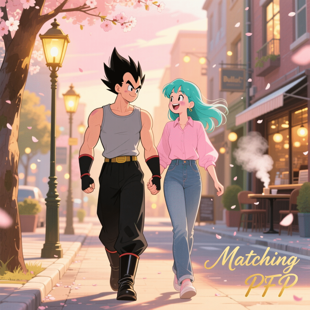 Vegeta and Bulma Couple Art – Eternal Guardians