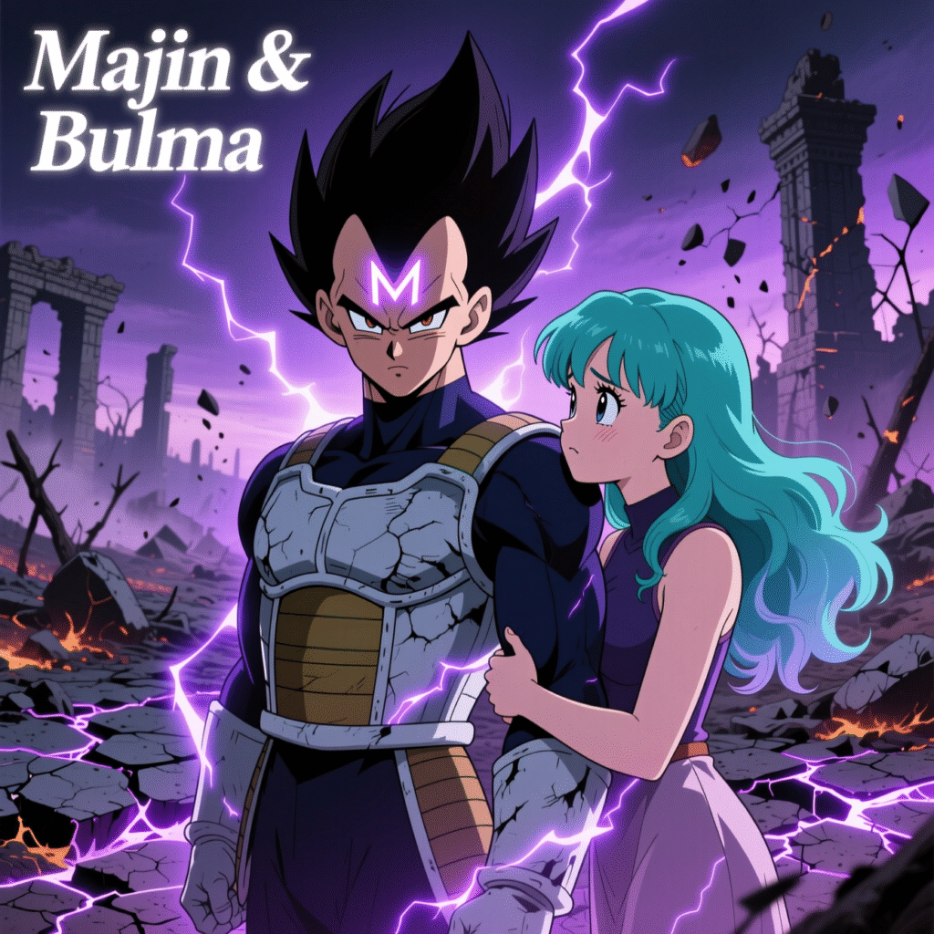 Vegeta and Bulma Couple Art – Eternal Guardians