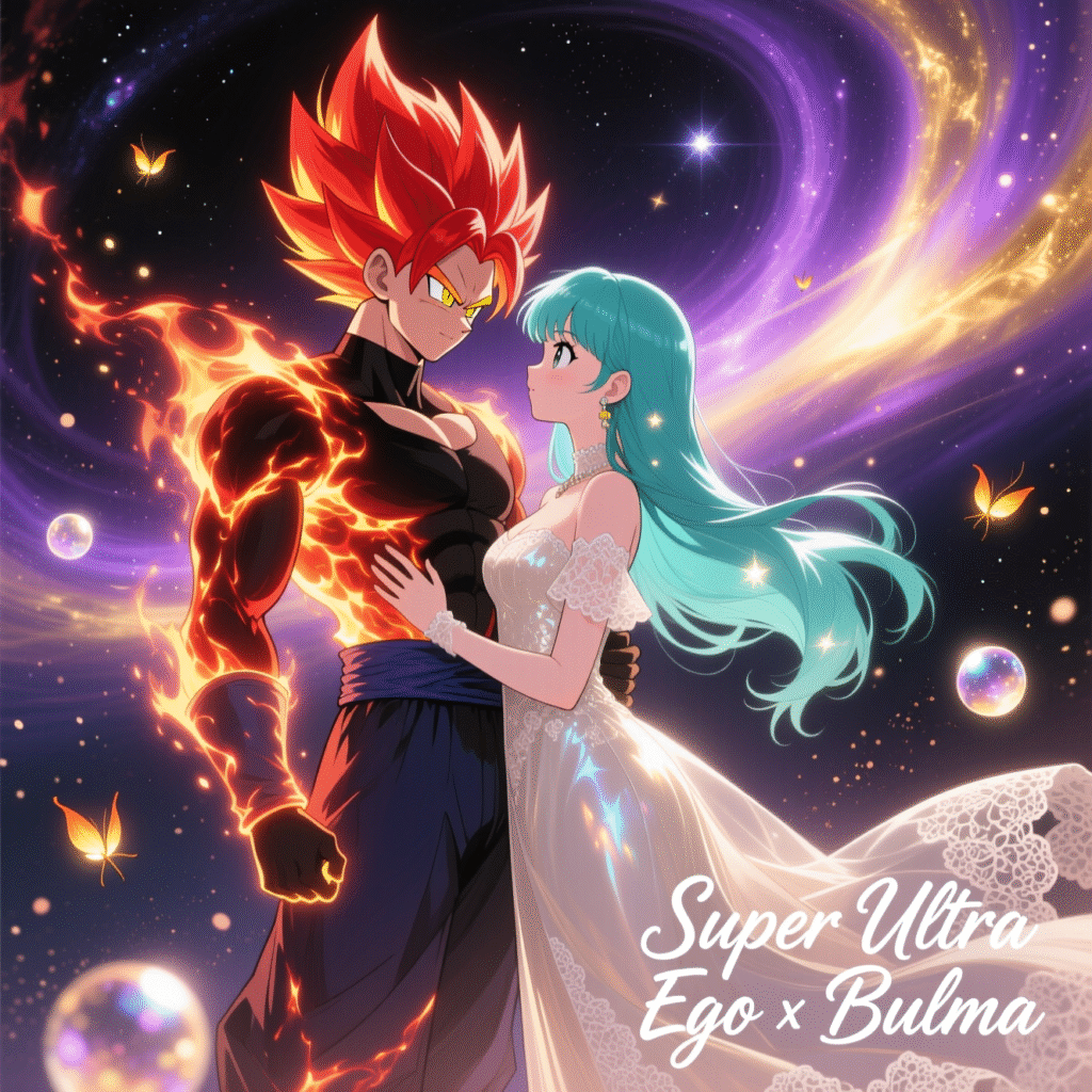 Vegeta and Bulma Couple Art – Eternal Guardians