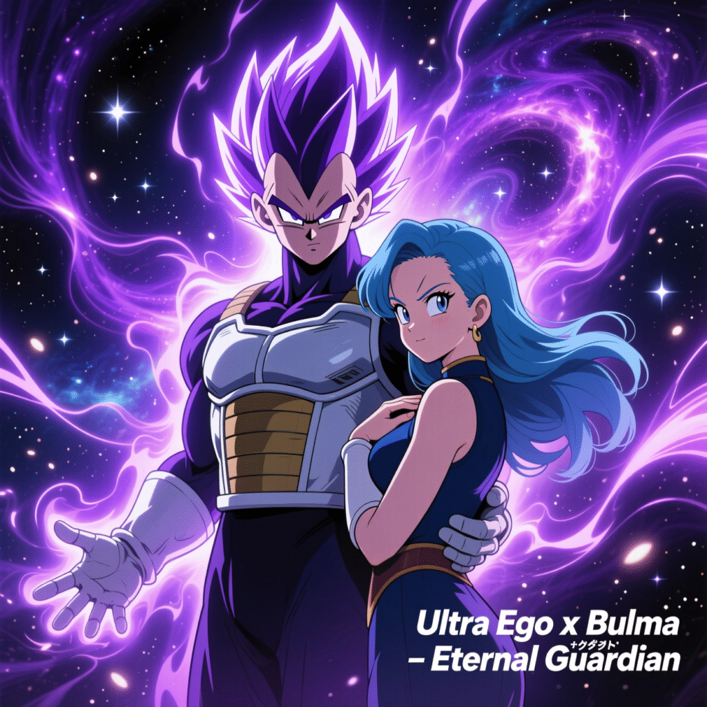 Vegeta and Bulma Couple Art – Eternal Guardians