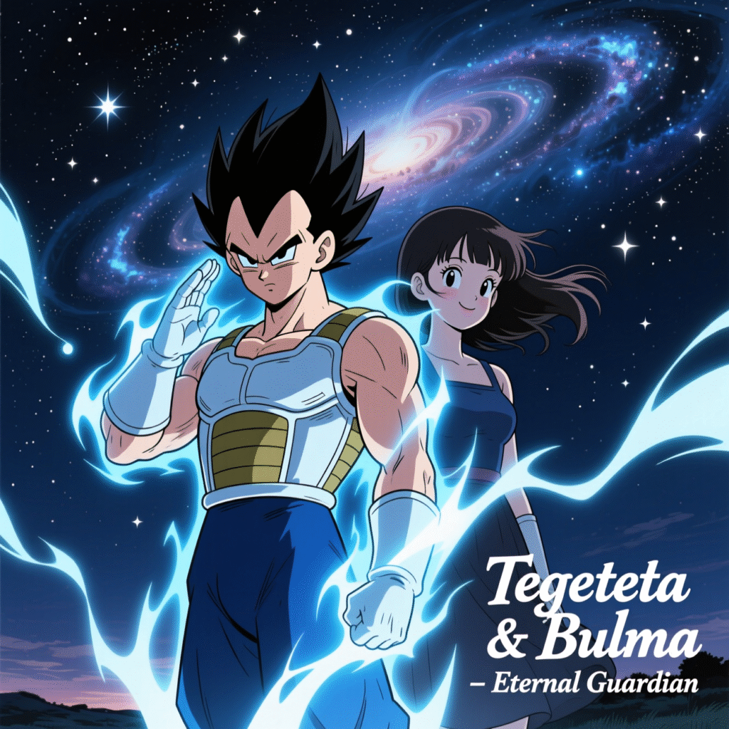 Vegeta and Bulma Couple Art – Eternal Guardians