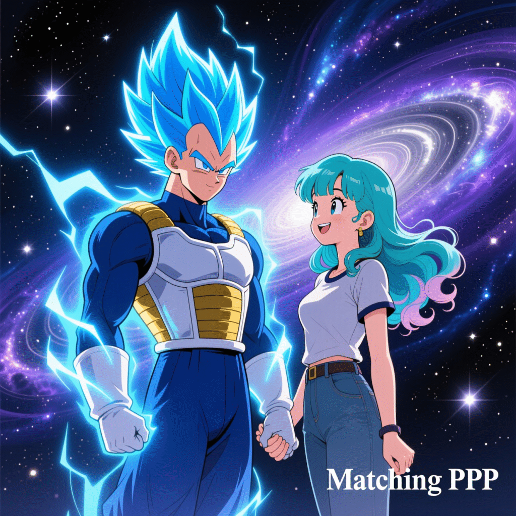 Vegeta and Bulma Couple Art – Eternal Guardians