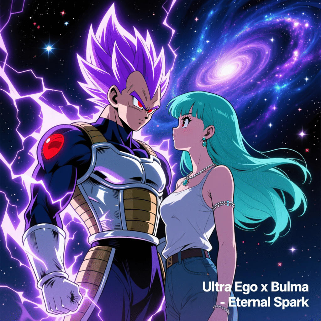Vegeta and Bulma Couple Art – Eternal Guardians