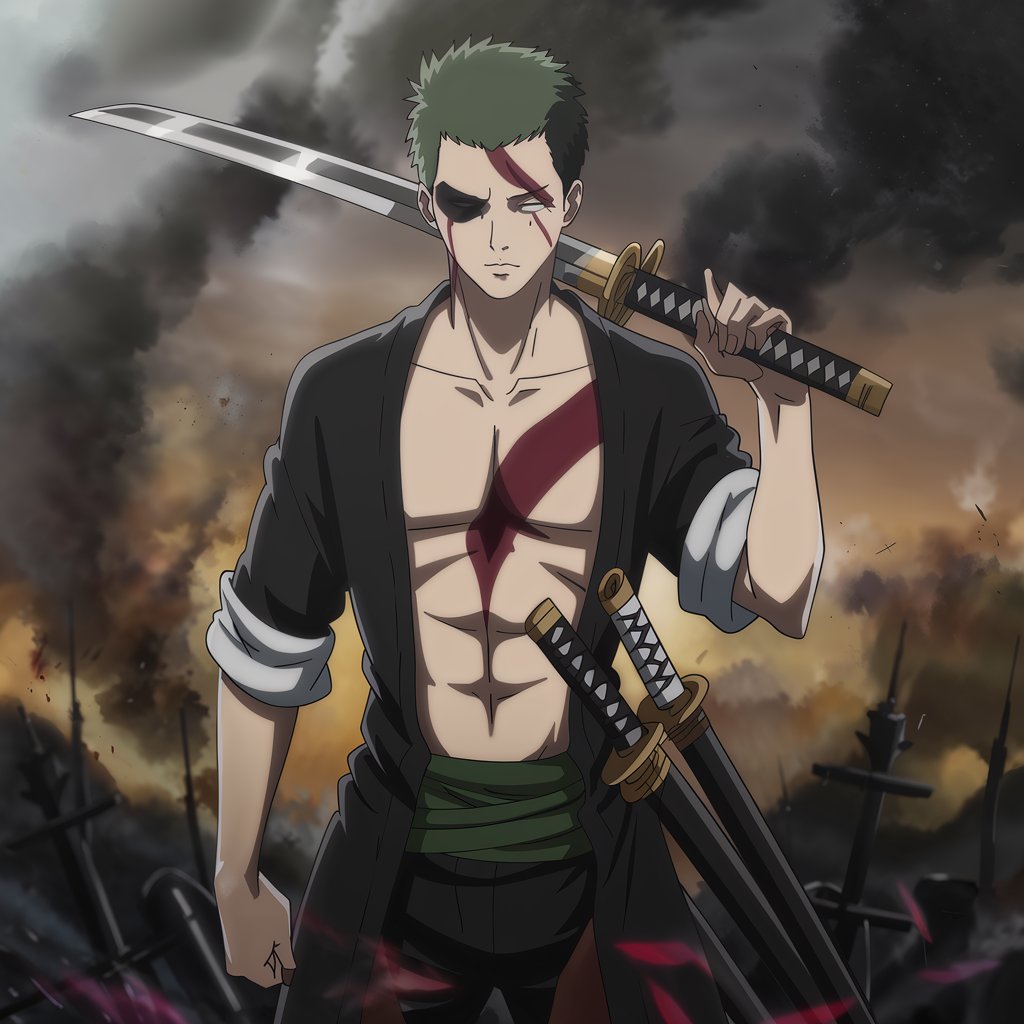Blades of Destiny – Roronoa Zoro Character Art