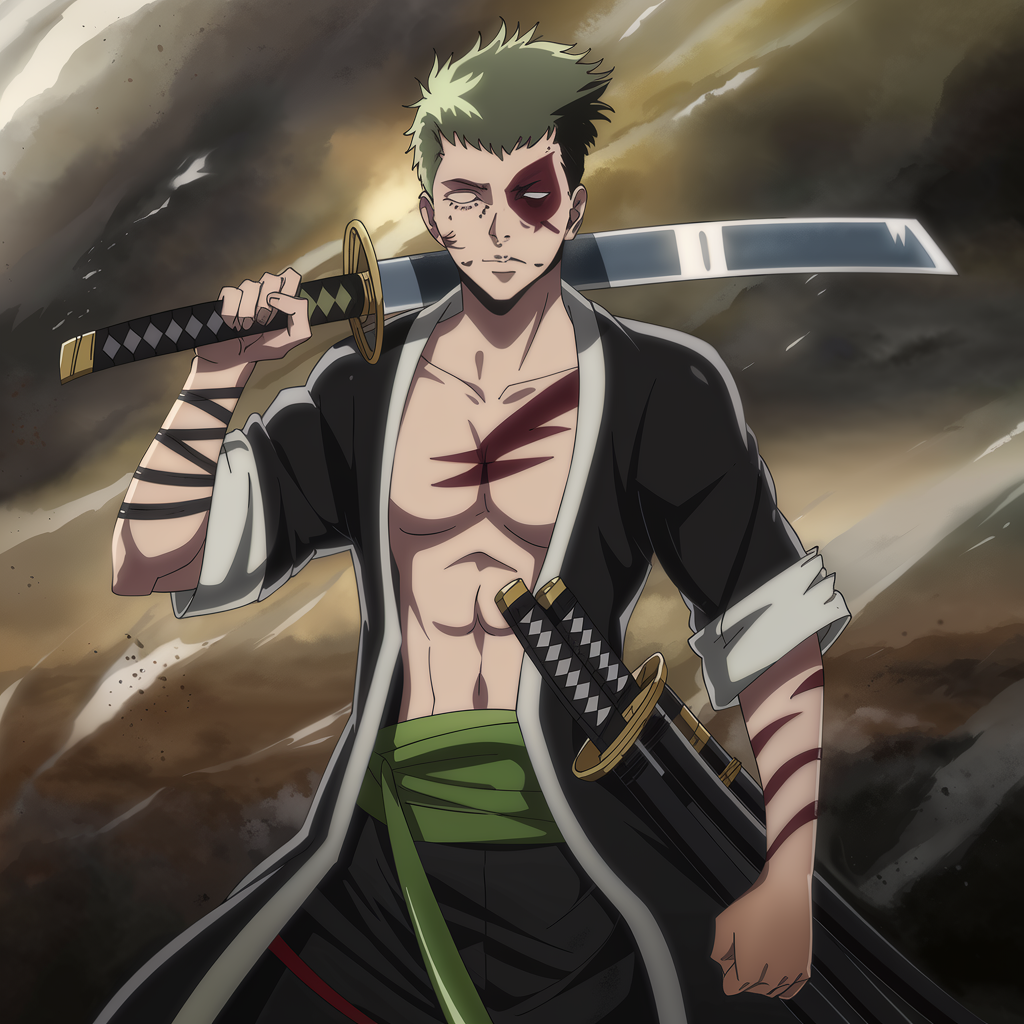 Blades of Destiny – Roronoa Zoro Character Art
