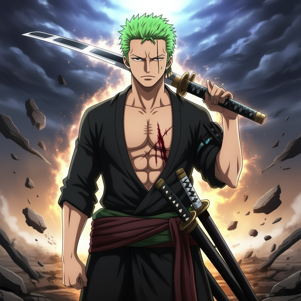 Blades of Destiny – Roronoa Zoro Character Art