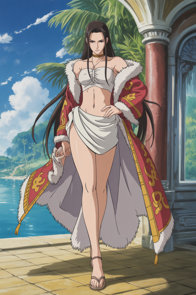 Boa Hancock Fanart – The Queen in White