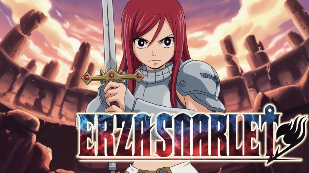 Erza Scarlet Wallpaper | Fierce Fairy Tail Warrior Art