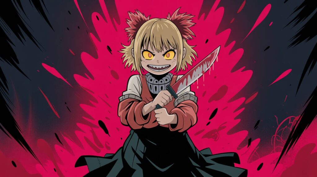 Himiko Toga Wallpaper – Dark Aesthetic Anime Villain Backgrounds in HD