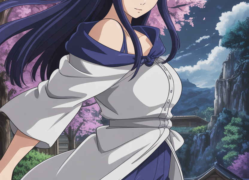 Graceful Warrior – Hinata Hyuga Fanart
