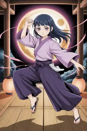 Graceful Warrior – Hinata Hyuga Fanart