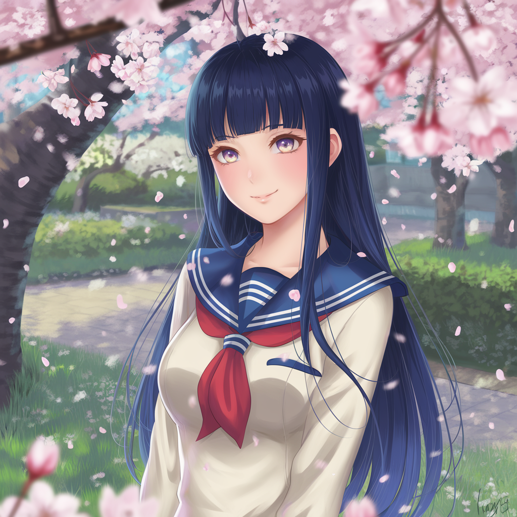 Blossoms of Grace – Himiko Toga Fan Art