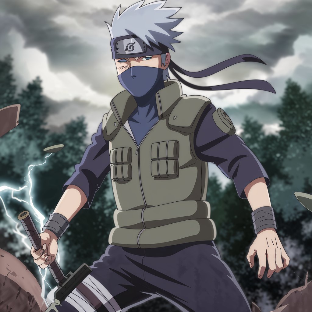 Kakashi Hatake Character Art – The Copy Ninja’s Legacy