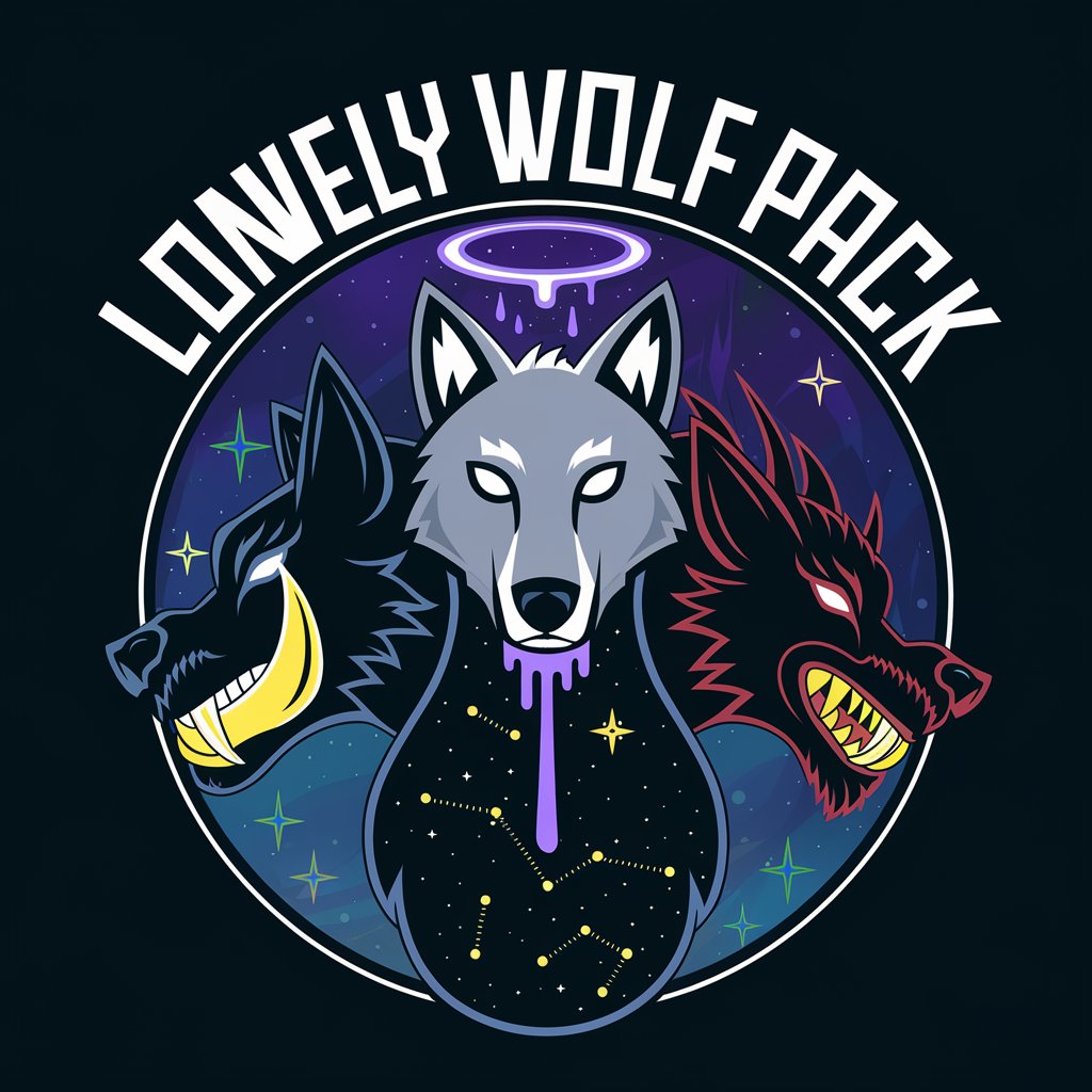 Blood Moon Trio – Lonely Wolf Pack Logo