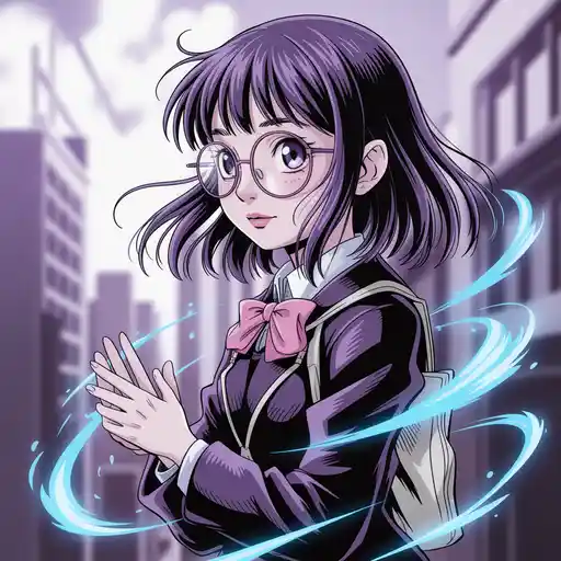 Bold Shizuku Murasaki PFP – City Lights Confidence