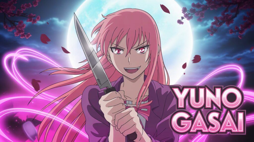 Yuno Gasai Wallpaper – Dark Beauty of Future Diary in Stunning HD