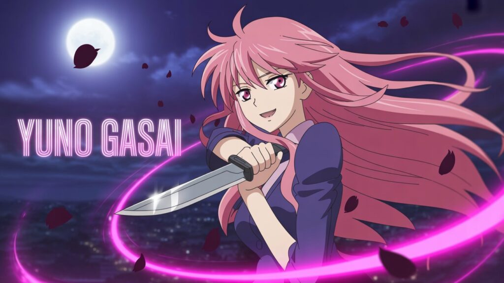 Yuno Gasai Wallpaper – Dark Beauty of Future Diary in Stunning HD